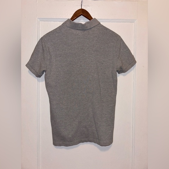 Polo Ralph Lauren Slim Fit Big Pony Shirt Short Sleeve Size Small Gray Solid - Picture 6 of 6